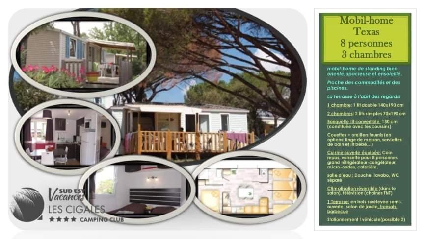Mobil Home Detente 8 Personnes Le Muy Ngoại thất bức ảnh